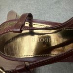 Audrey Brooke  9.5 Shakes Brown Gold Weave Espadrille Platform Wedge Sandals Photo 8