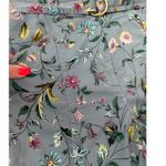 Anthropologie  Victoria Floral Cargo Pants Belted Blue Multi Size 4 Petite Photo 8