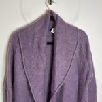 Soft Surroundings Telluride Shawl Cardigan Lilac Purple Mohair blend size S Photo 4