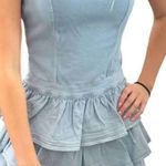 Mustard Seed Strapless denim ruffle dress Photo 0