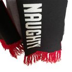 Naughty and Nice Reversible Scarf w/Matching Dog Collar NWOT Black Photo 4