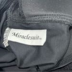 MiracleSuit  Pandora One Piece Twist Front Solid Black Swimsuit Size 10 Photo 7