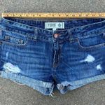 PINK - Victoria's Secret Y2K  Very Low Rise Distressed Denim Shorts Size 8 Photo 3