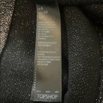 Topshop Women’s  Black Sparkle Short Sleeve BodyCon Dress, Size 2 Photo 4