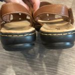 Clarks  Leisa Lakelyn Tan Leather Sandals 7.5 Slingback Comfort Fairy Boho Earthy Photo 3