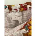 Cleobella  Delfina Mini Dress Orange Brown Pouf Sleeve Square neck S EUC Classic Photo 8