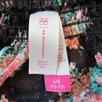 No Boundaries  Sheer Black Floral Print Blouse Photo 6