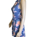 Francesca's NWT Francesca’s Navy Floral Mini Dress Size S Photo 2