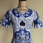 ASOS  blue and white paisley mini dress Photo 4