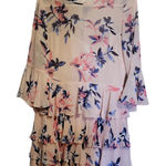 Eliza J Floral pink dress Photo 0