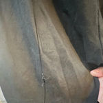 Jessica Simpson  Stretch Pants Leather Look in the Front Zipper Hem 2X Plus Black Photo 3