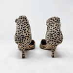 Corso Como [] Devorah Suede Leopard Print Cutout Pointed Toe Kitten Heel Size 10M Photo 5