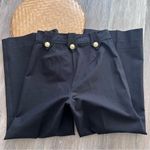 Derek Lam  10 Crosby Delos Cropped Wide-Leg Sailor Pants in black womens size‎ 4 Photo 8