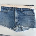 Levi's Vintage 70s Orange Tab SF207 Rare High Rise Cutoff Denim Shorts Photo 4
