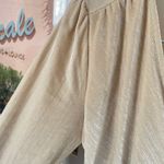 Baltic Born  Serena Shimmer Velvet Wrap Maxi Dress Pearl Champagne Large Photo 3