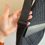 LL Bean AmeriBag Healthy Backpack Black Quilted Sling Bag Photo 3