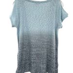 Juicy Couture Y2K Ombré Cold Shoulder Metallic Shimmer Top Photo 6