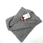 Avoca Monogram Alphabet Sparkle Scarf Ireland Wool Cashmere Heathered Gray Photo 3