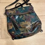 Patricia Nash  Luzille Convertible Bag Backpack Leather Floral Coin Purse Glasses Photo 4