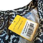 Ripskirt Nightblooms Floral Print Shift Dress Mini Length Sleeveless Medium NWT Black Photo 3