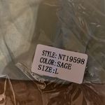 Urban Outfitters NWT! Lumiere Crop Sage Hoodie large Photo 6