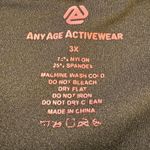 Any Age Active Wear Plus Size Modest Black Spandex Leggings Skirt Combo 3X Photo 1