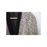 J. McLaughlin Chris Mclaughlin Gold/Black Long sleeve Dressy‎ Top Womens Size 10 Photo 2