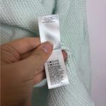 Lucky Brand Green Popcorn Knit Lightweight V Neck Pullover Hint of Mint Sweater Photo 4