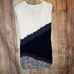 Armani Exchange  White Navy Sleeveless Knitted Dress [Used in Japan Fashion] Larg Photo 4