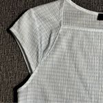 Theory  Women’s Gingham Crinkle Cap Sleeve Top Photo 5