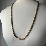 vintage gold and silver toned chain necklace quiet luxury Photo 0