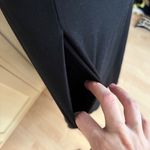 Reformation JEANS Black Midi Dress Jersey Short Sleeve Minimalist Size Medium Photo 2