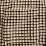 Hollister women’s Tan/Black plaid flannel shirt size L Photo 4
