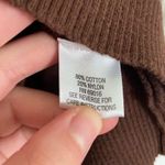 Studio Works EUC women’s brown lightweight knit button up cardigan petite medium Photo 4