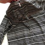 H&M Black & White Long Sleeve Lightweight Dress Photo 7