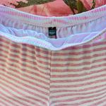 coquette pink white striped mini lounge shorts Size M Photo 4
