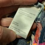 MB Bright Tropical Flowers Blouse Size M Photo 2