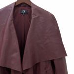 G by Giuliana Rancic Wine Fly Away Lapel Jacket L Size L Photo 7