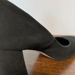 Vero Cuoio  Cordani Women's Pump Block Heels Suede Black Round Toe EU 38.5 Photo 5