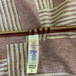 LuLaRoe  Maroon Tan Weave Print Top Blouse Small Photo 4