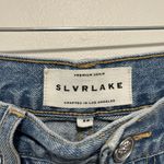 SLVRLAKE Beatnik High Rise Slim Jean in Trouble Maker Blue Size 28 Photo 3