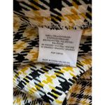 Modcloth NWT About to Bloom Plaid Pants Yellow Black Check Sz 10 Photo 5