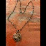 Necklace heart shape 925 sterling silver pendant and necklace Photo 3