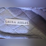 Laura Ashley  Memory Foam Slippers  Blue Size Lg 8-9 Indoor Shoes Photo 5