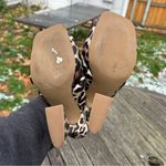 Steven New York Baga Heeled Sandal Sz‎ 7 Cheetah Print Black Photo 6