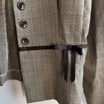 Sweet Suit plaid long sleeve button up blazer size 12 Brown Photo 1