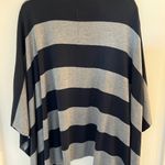 Loft NWT  Striped Open Front Poncho Photo 4