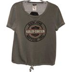 Harley Davidson Motorcycles‎ Embroidered Short Sleeve Sweatshirt Shallotte, NC Green Photo 0