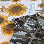 Cloud Chaser  Green Camouflage Top Photo 4
