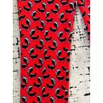 MARC CAIN Red Skunk Print Dress Ankle Pants Size N4 / US 8 Photo 12